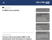 Tablet Screenshot of bds.utbm.fr